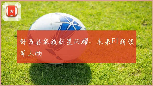 舒马赫家族新星闪耀，未来F1新领军人物